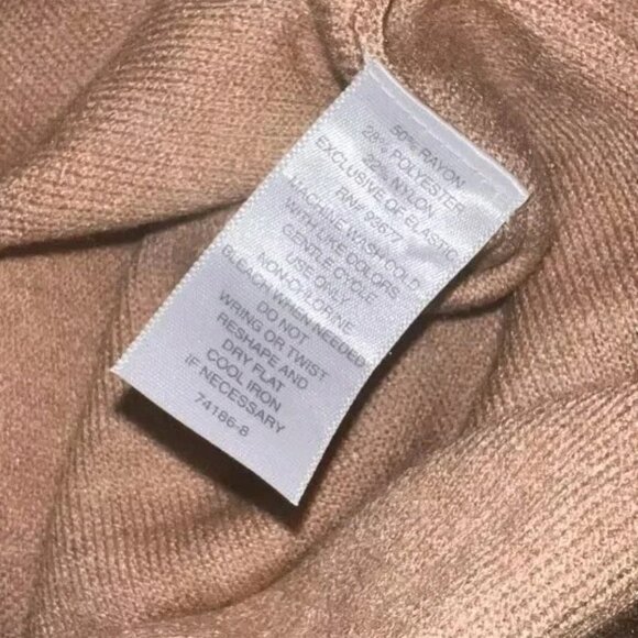 Liz Claiborne 2X Skirt "Caramel Heather" Knit Stretch Aline Super Soft NWT - Picture 2 of 4